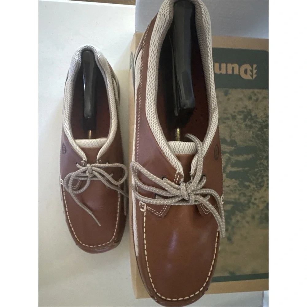 Dunham Men's Captain Boat Sneaker Brown $106.00 Outdoor Boating Excellent
